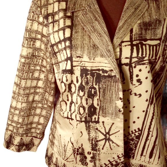 Nancy Bolen City Girl Jacket, Vintage Jacket, Size Large Jacket, Plus Size Top - Picture 6 of 11